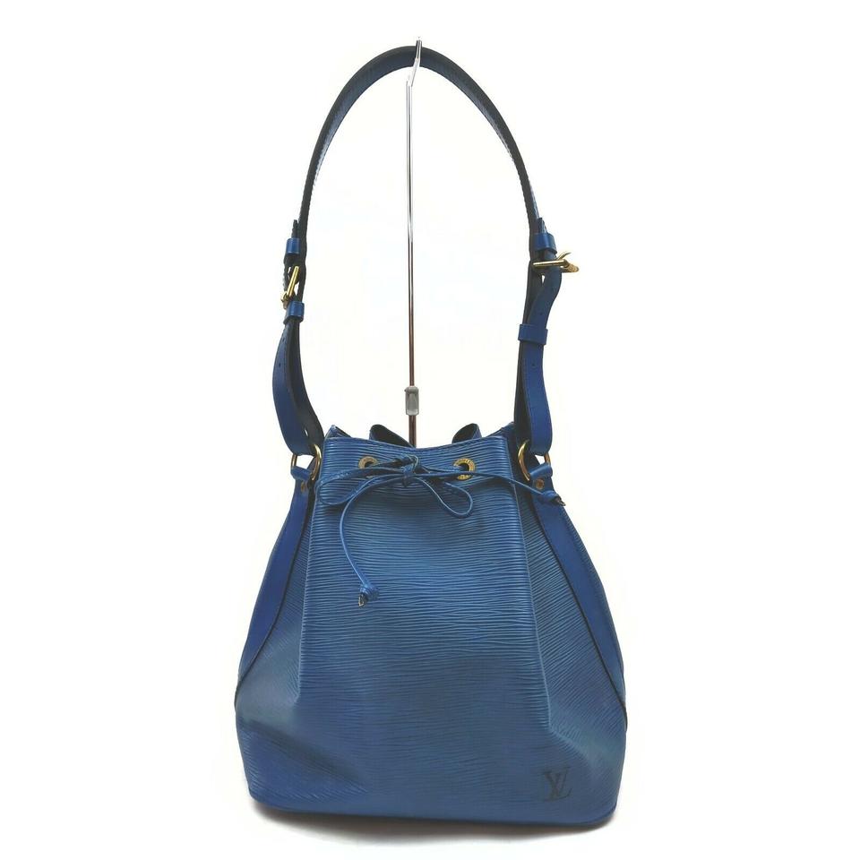 Louis Vuitton Blue Epi Toledo Petite Noe Drawstring Bucket 861212