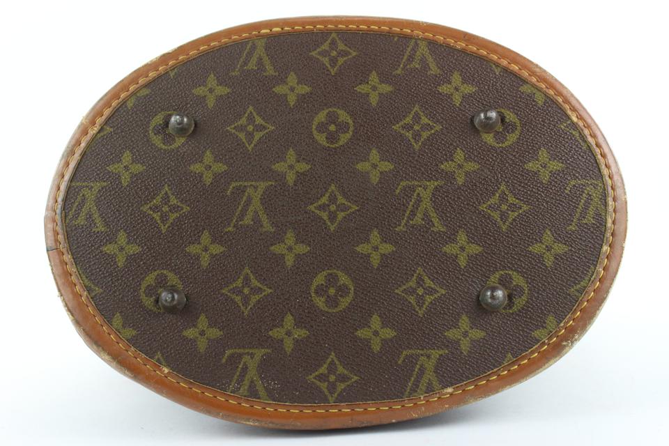Louis+Vuitton+Semi-Circle+Shoulder+Bag+Brown+Leather for sale
