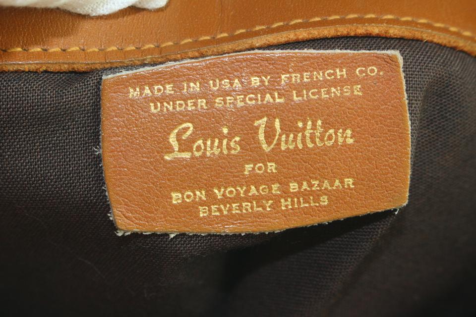 Louis Vuitton Vintage French Co. Made in USA Monogram Small Bucket