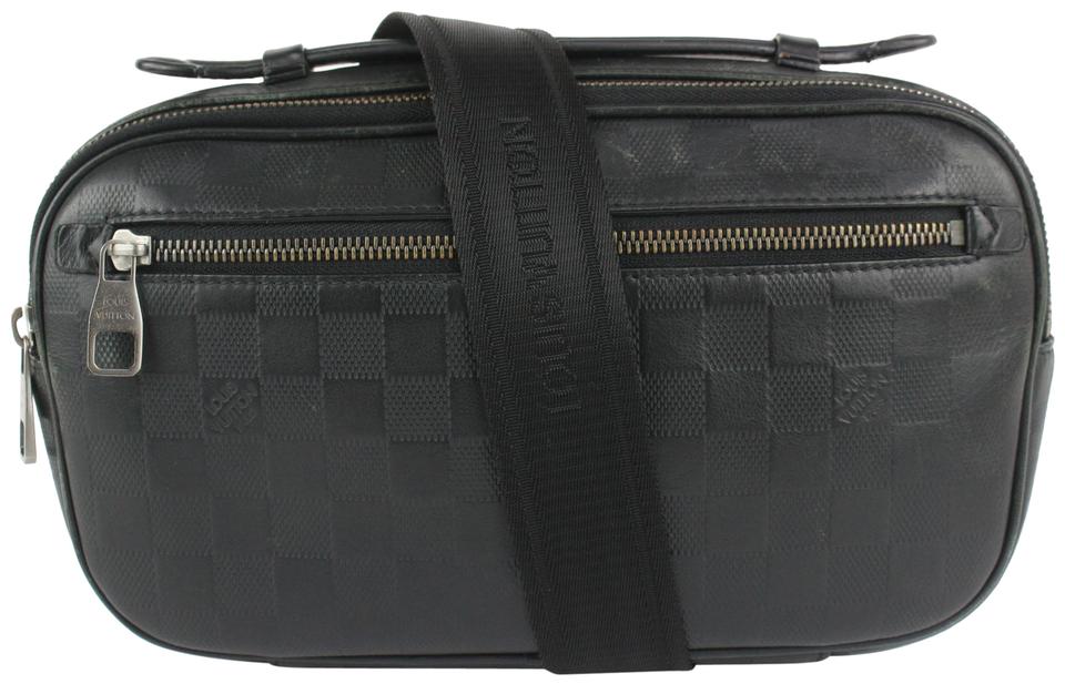 Louis Vuitton Black Damier Infini Leather Ambler Bum Bag Waist Fanny P –  Bagriculture