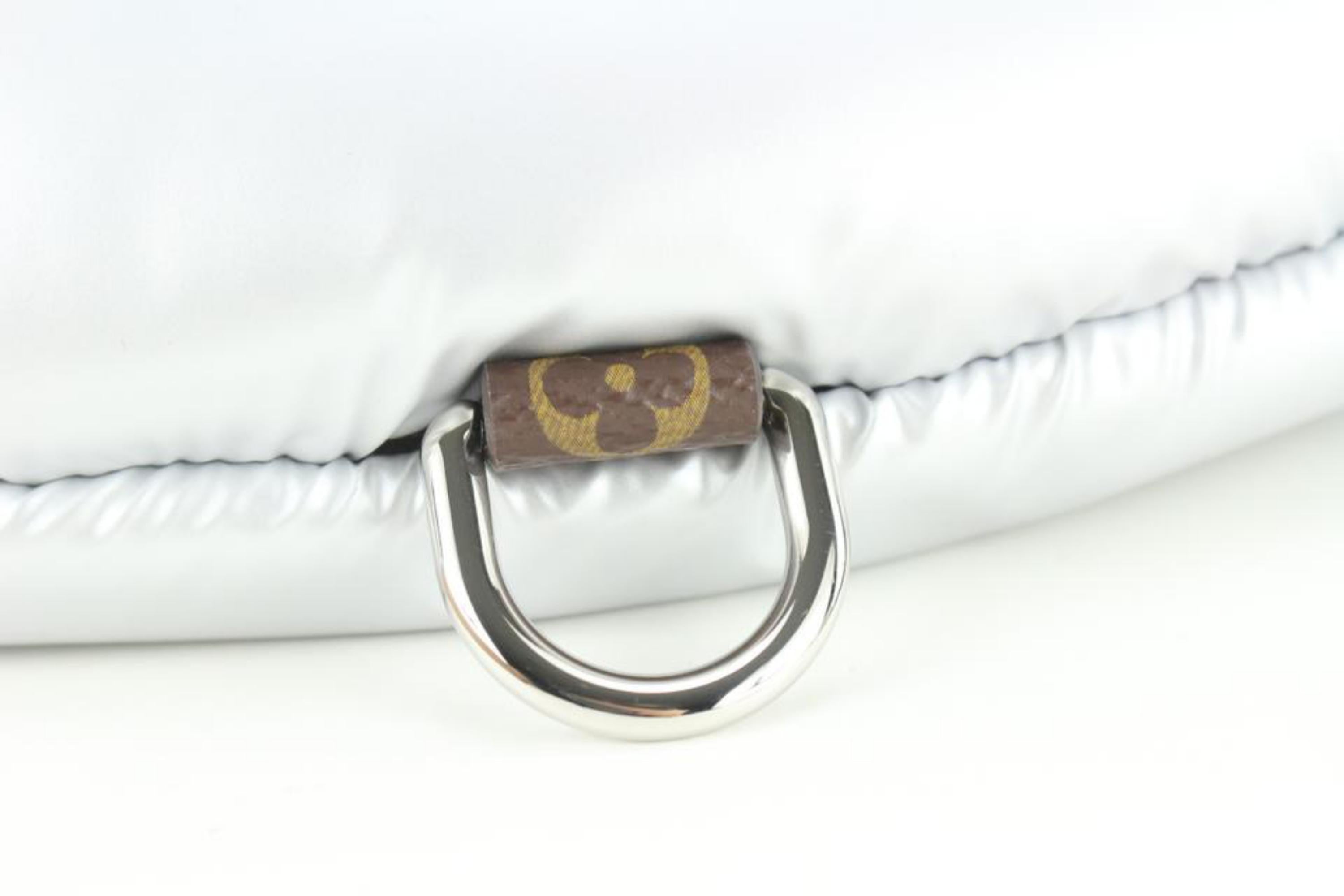 Louis Vuitton Pillow Bumbag Monogram Quilted Econyl Nylon Maxi Silver  218235116