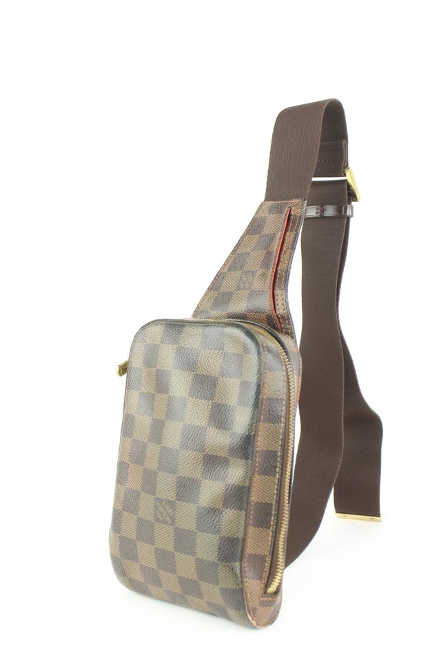 Louis Vuitton Damier Ebene Geronimos Crossbody Bag Fanny Pack Body Pouch  118lv42