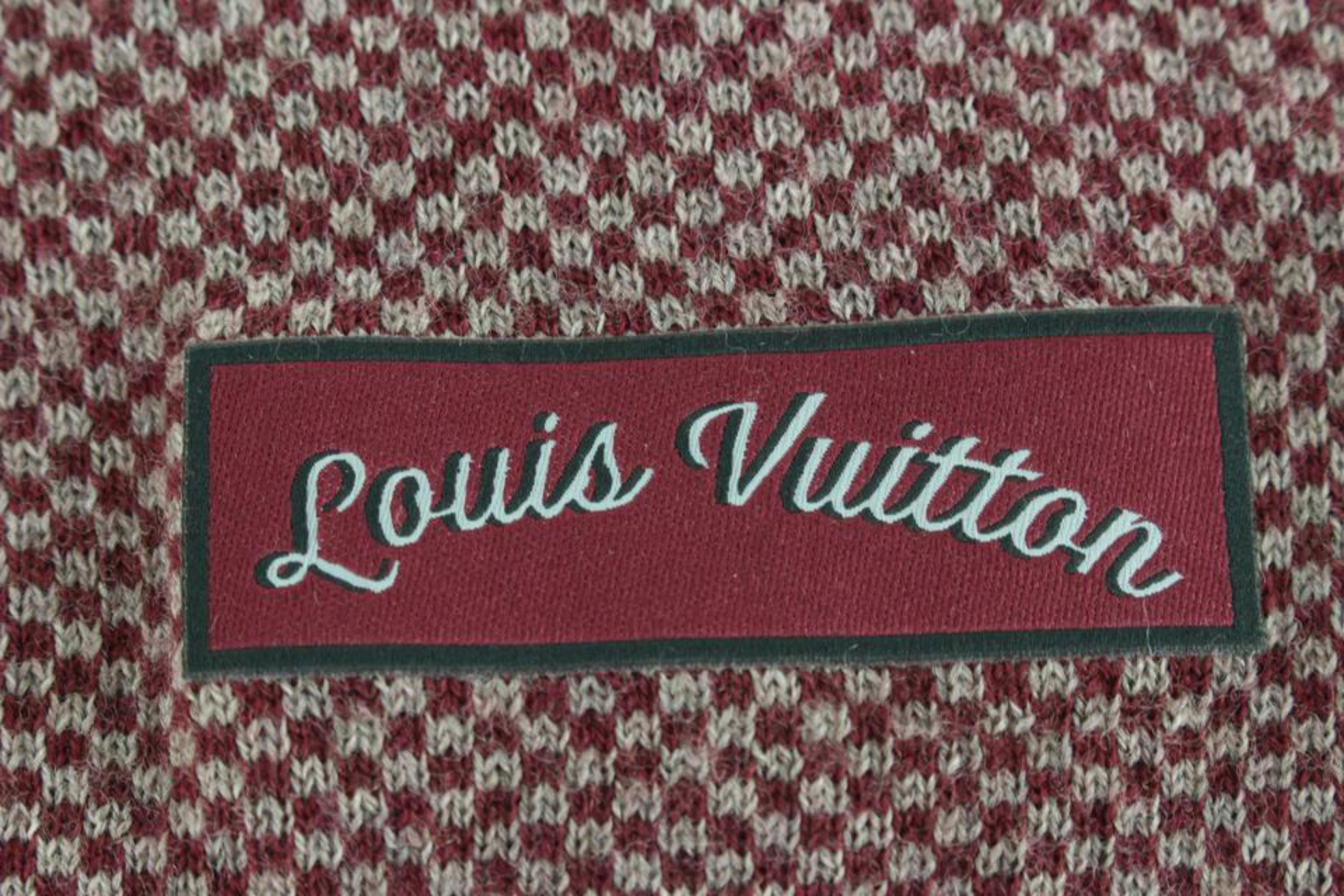 Louis Vuitton Handwriting Burgundy Scarf 4lk830s – Bagriculture