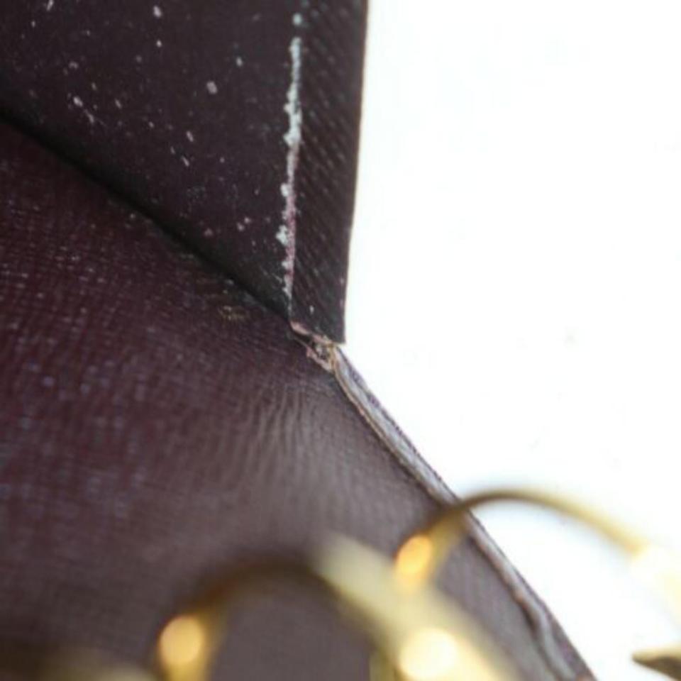 Louis Vuitton Bordeaux Taiga Leather Medium Ring Diary Cover 