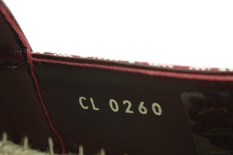 Cloth espadrilles Louis Vuitton Burgundy size 39 EU in Cloth - 30456742
