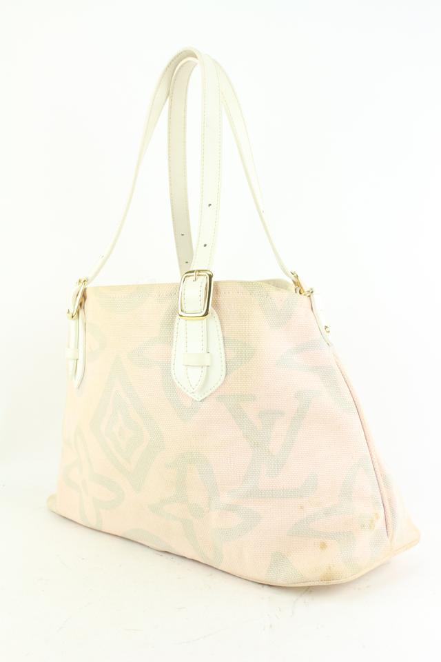 Louis Vuitton Pink And Gray Canvas Monogram Tahitienne PM Gold Hardware,  2008 Available For Immediate Sale At Sotheby's