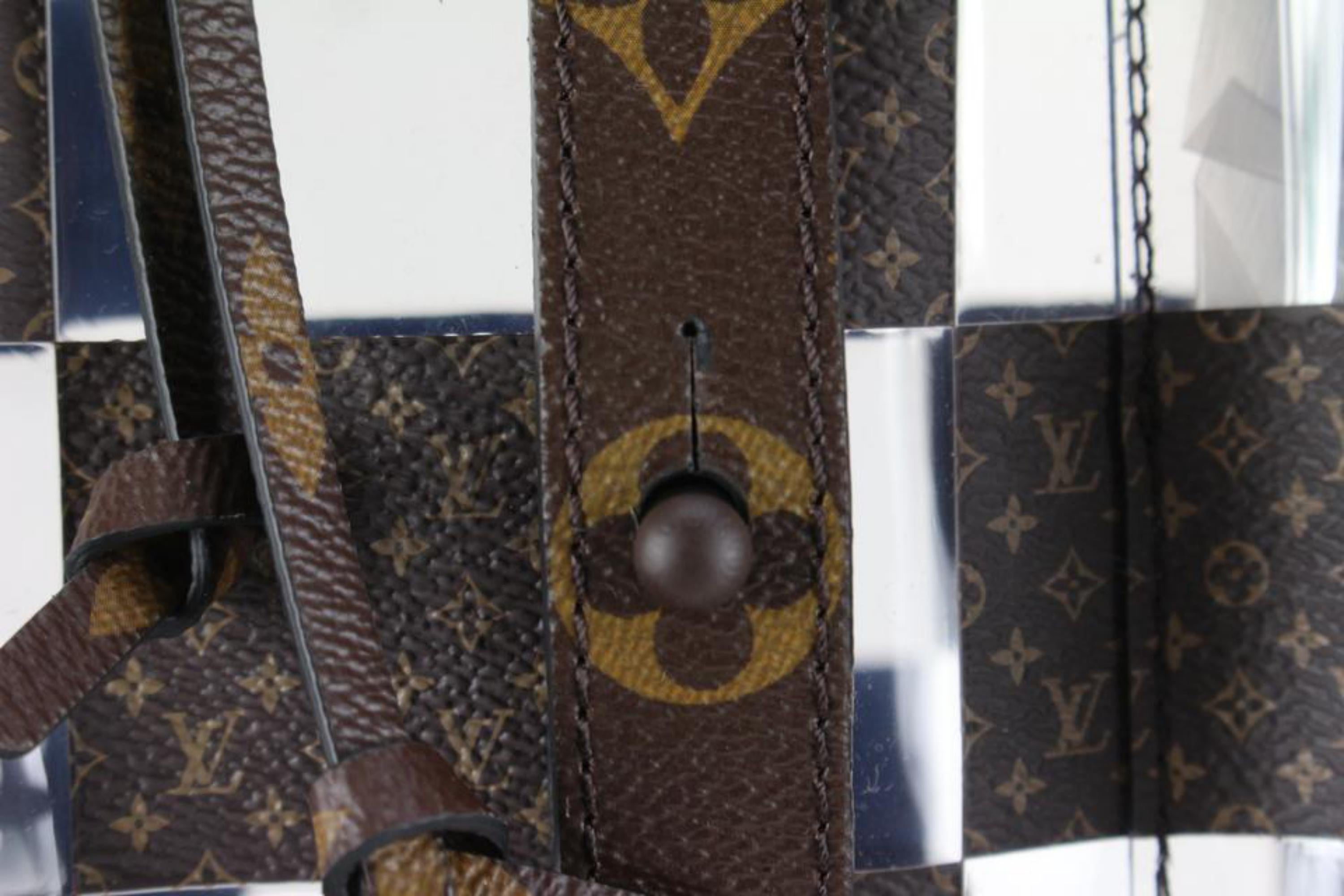 Louis Vuitton Virgil Abloh Christopher Backpack Black Monogram Leather Brand  New