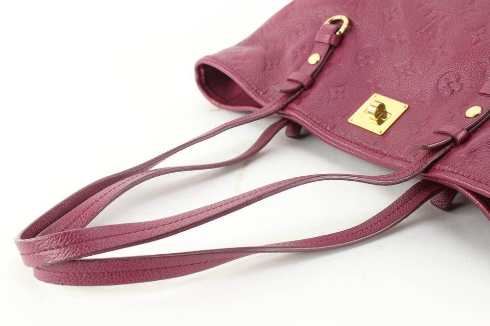 Louis Vuitton Citadine PM Purple Empreinte Leather Shoulder Bag