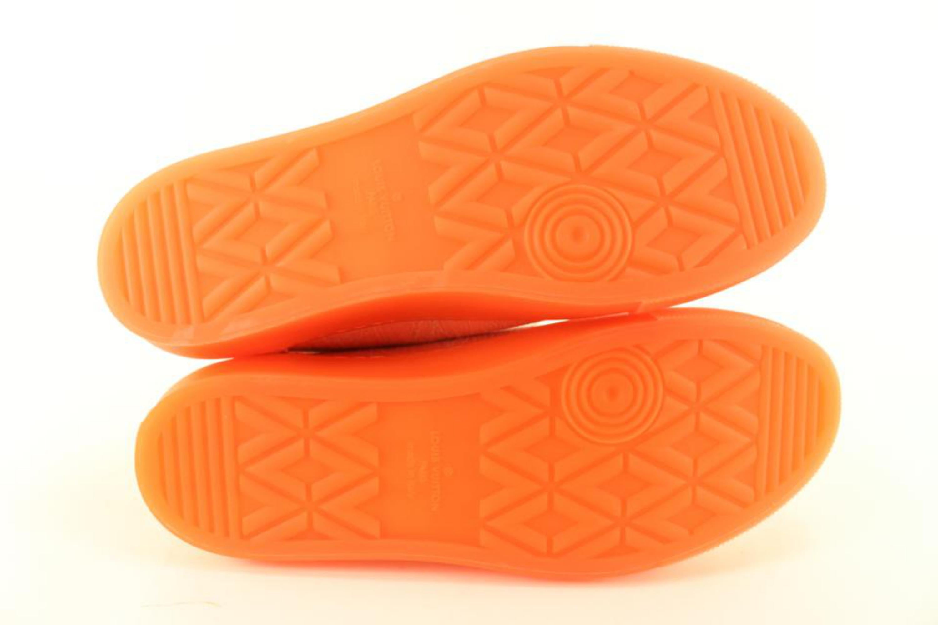 orange louis vuitton sneaker