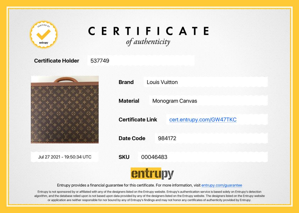Louis Vuitton Vertical Box Trunk Monogram Brown in Coated Canvas