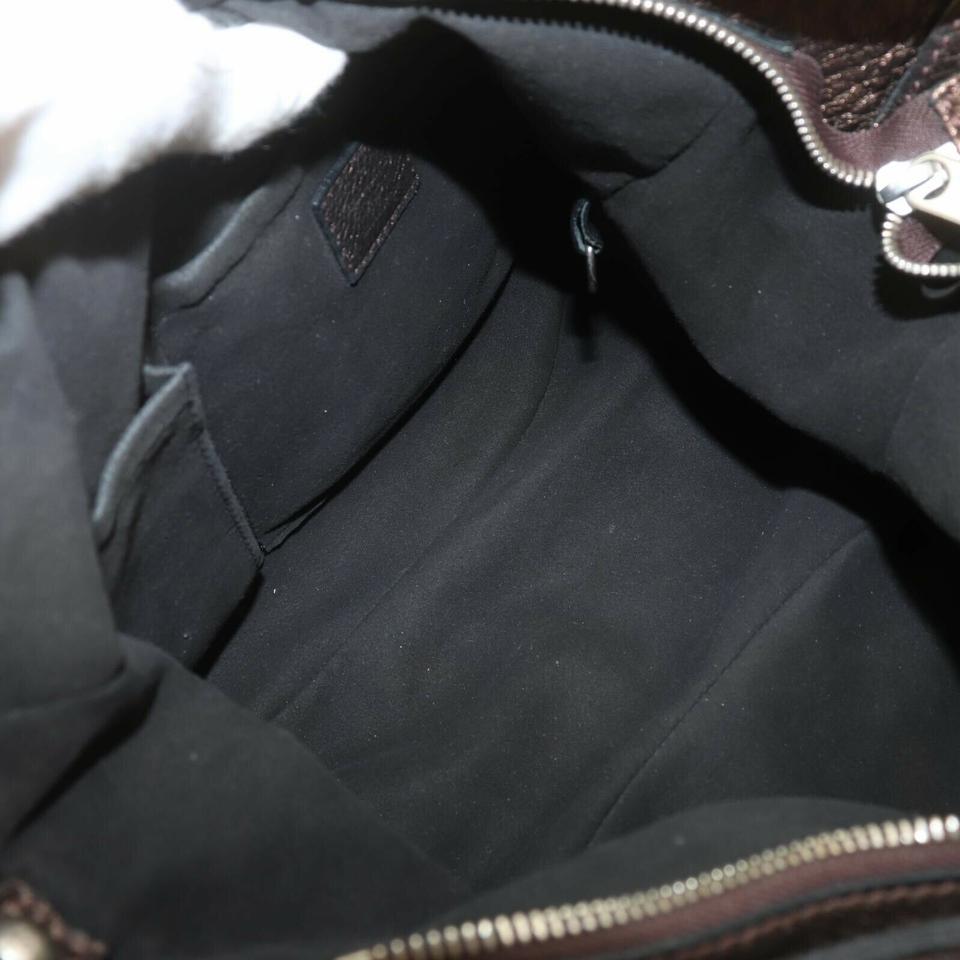 Dauphine hobo cloth crossbody bag Louis Vuitton Brown in Cloth - 32138768
