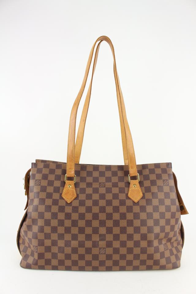 Louis Vuitton Damier Ebene Chelsea Zip Shoulder Bag Tote 84lk411s