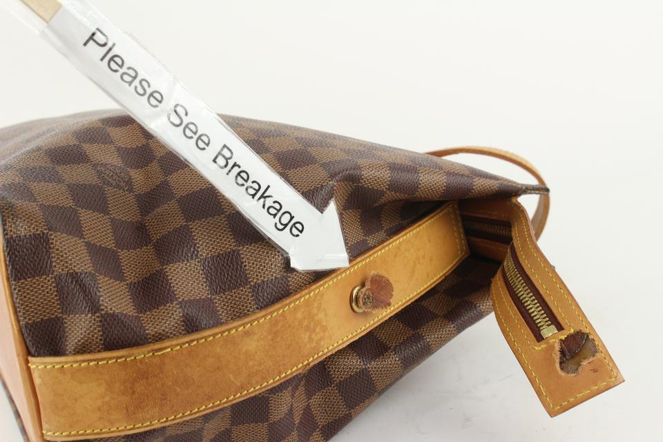 Louis Vuitton Chelsea Damier Ebene Shoulder Bag Brown