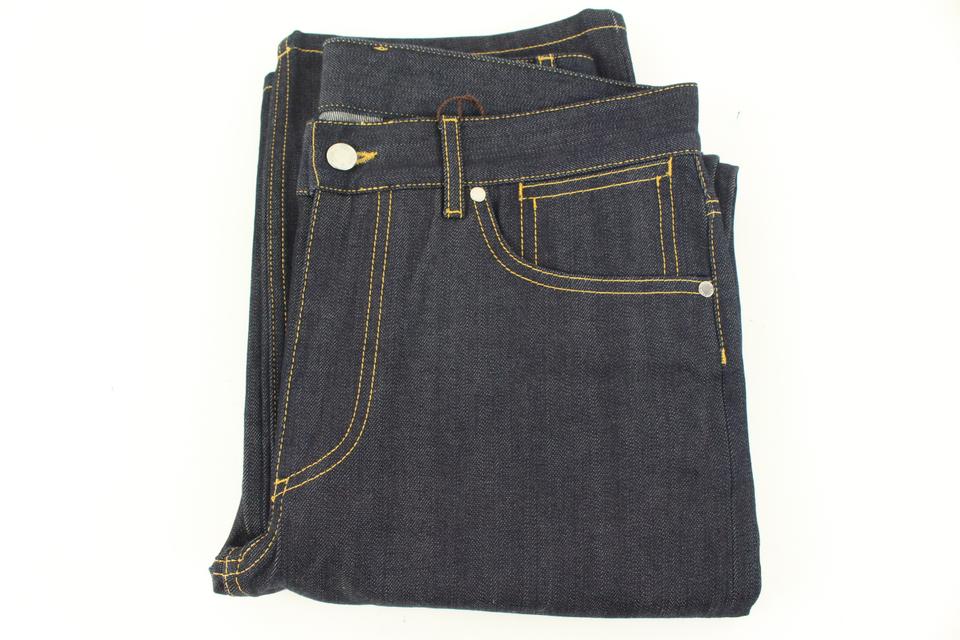 Louis Vuitton - Authenticated Shirt - Denim - Jeans Multicolour Plain for Men, Never Worn, with Tag