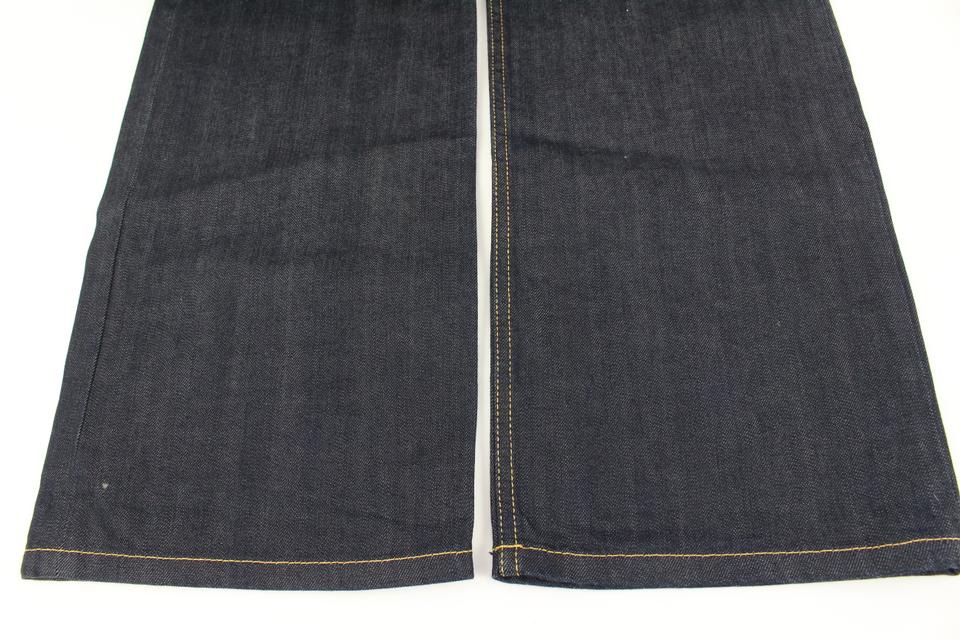 Louis Vuitton Mens Jeans 2023-24FW, Navy, 32 (Stock Confirmation Required)