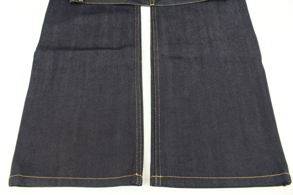 Straight jeans Louis Vuitton Black size 29 US in Cotton - 35921047