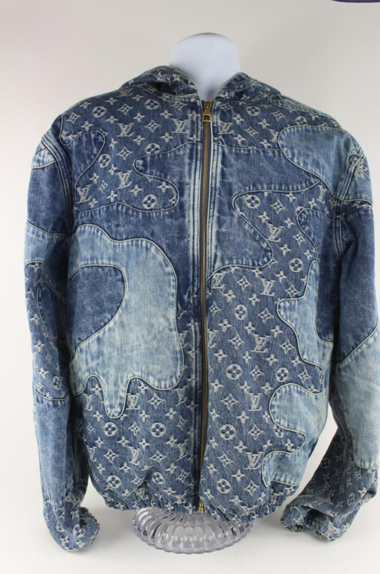 Louis Vuitton Louis Vuitton monogram denim jacket. 52.