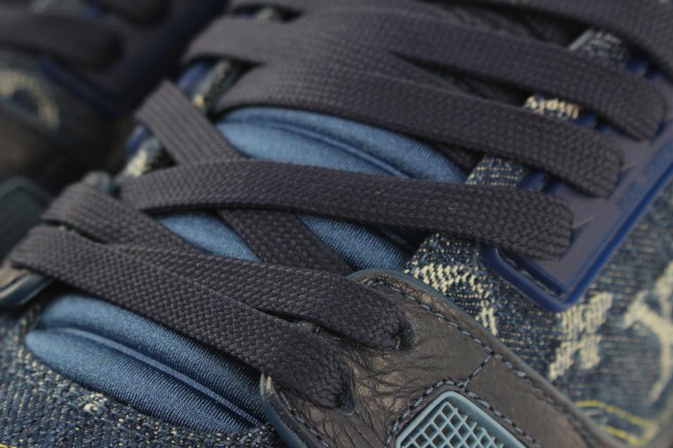 Louis Vuitton Men's 9 US Nigo x Virgil Blue Monogram Denim Trainer Sneaker1115lv