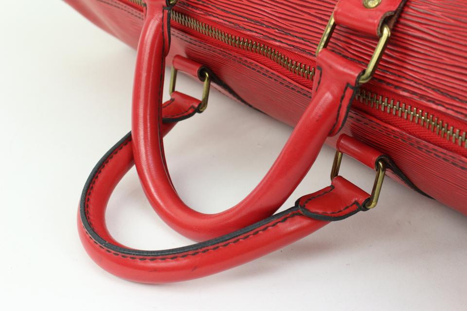 Louis Vuitton LV Keepall Epi red new Leather ref.1013329 - Joli Closet