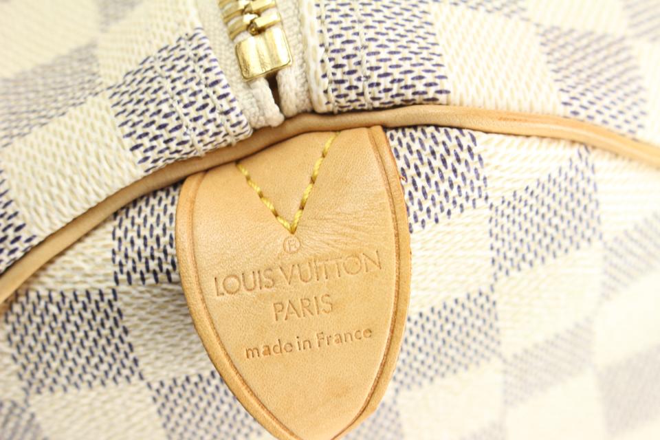 Louis Vuitton Damier Azur Keepall 50 Duffle Bag 48lz61