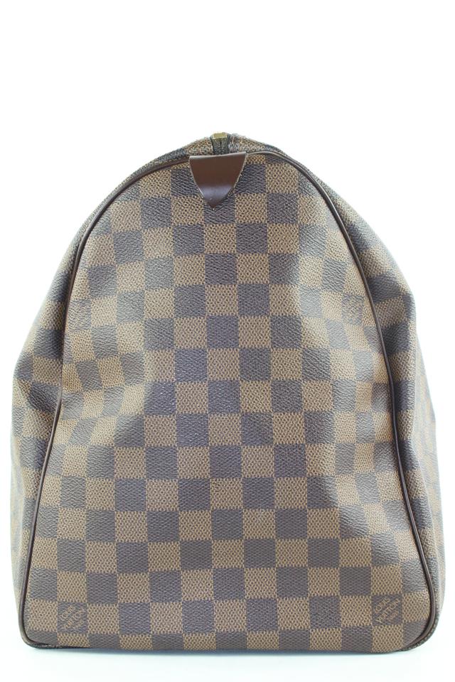 Louis Vuitton Damier Ebene Keepall 50 Duffle Bag 82lv39s