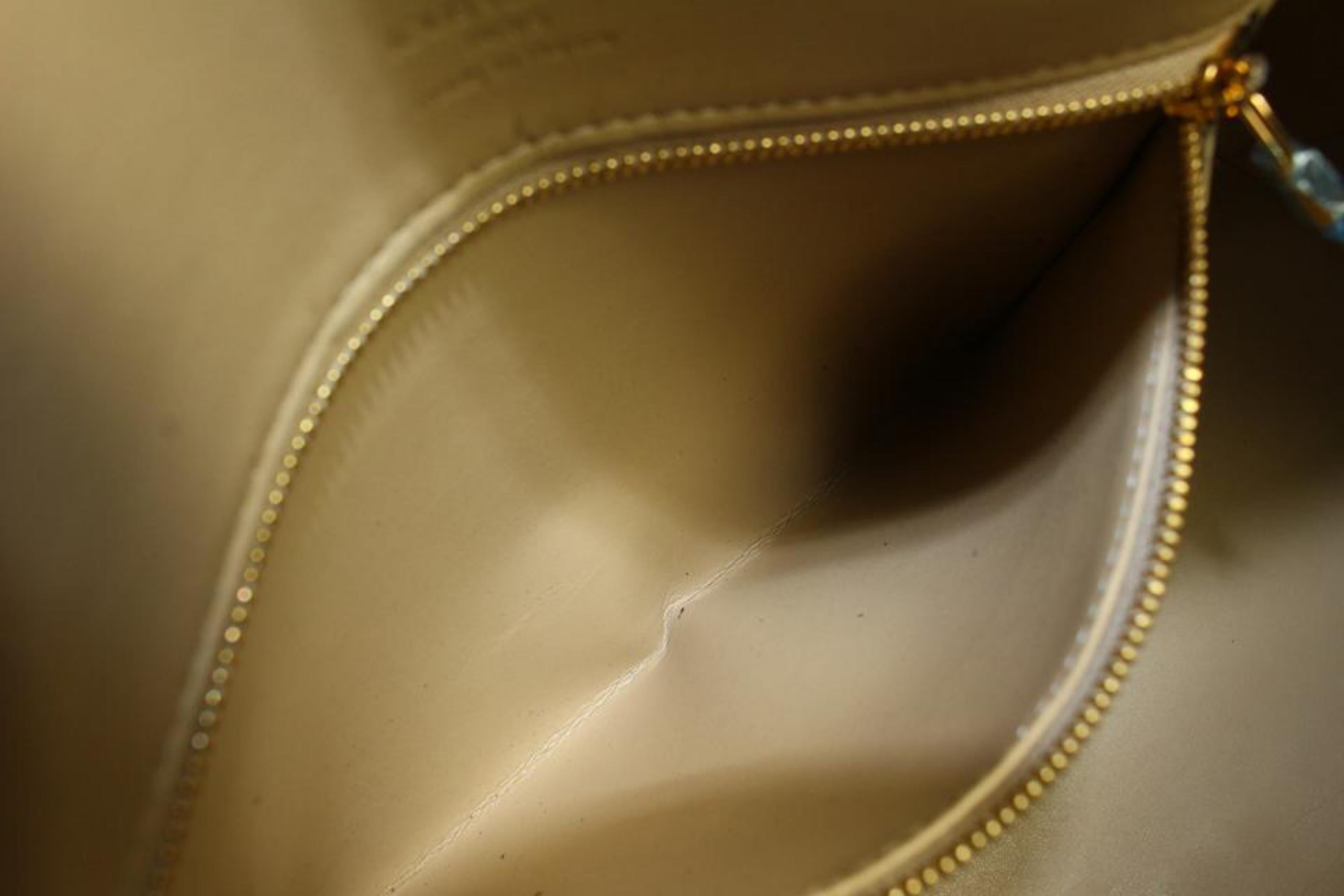 Louis Vuitton Yellow Monogram Vernis Mercer Keepall Duffle Bag