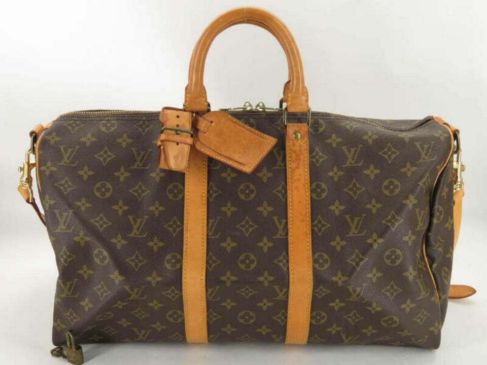 Louis Vuitton Monogram Keepall Bandouliere 45 Duffle Bag with Strap 862111