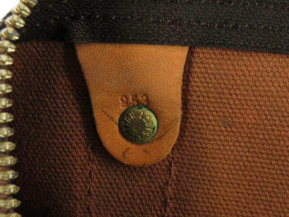 Louis Vuitton Vintage Monogram Keepall 45 Bag Brown