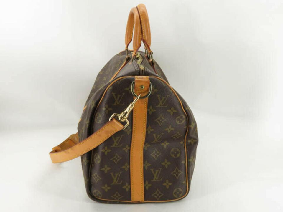 Louis Vuitton Monogram Keepall Bandouliere 45 Duffle Bag with Strap 11 –  Bagriculture