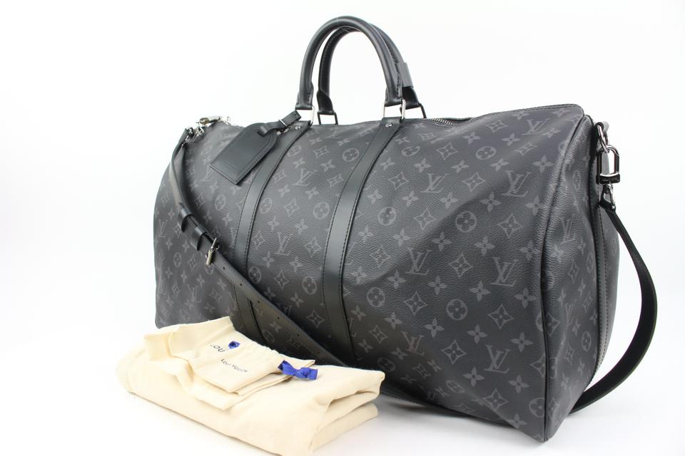 Keepall weekend bag Louis Vuitton Black in Synthetic - 33374961
