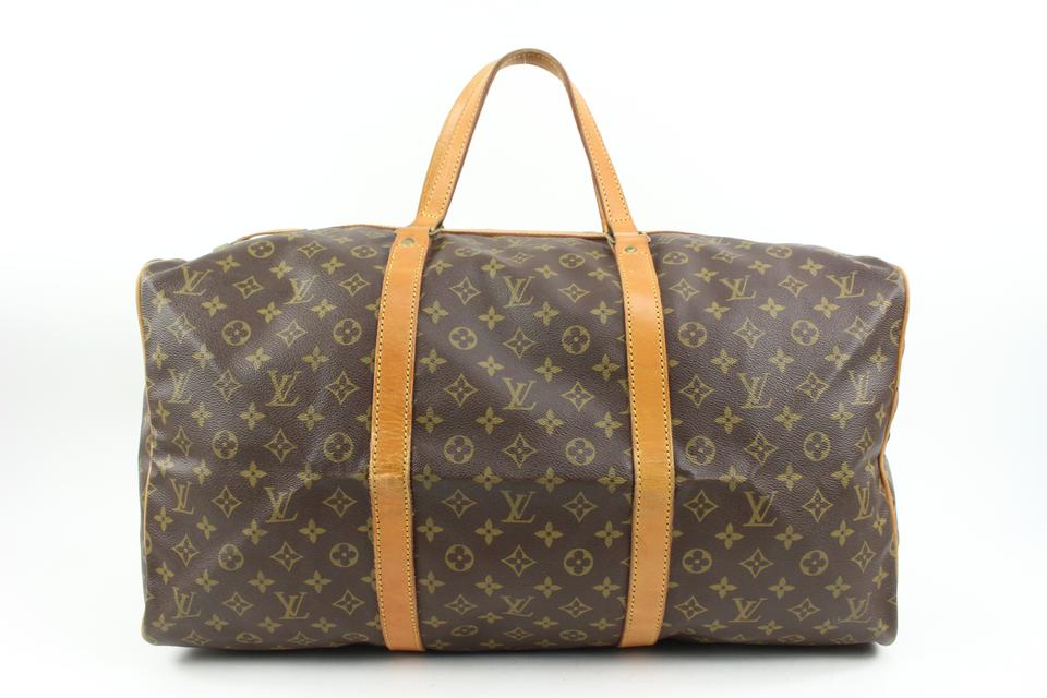Louis Vuitton Discontinued Monogram Sac Souple 55 Duffle Bag