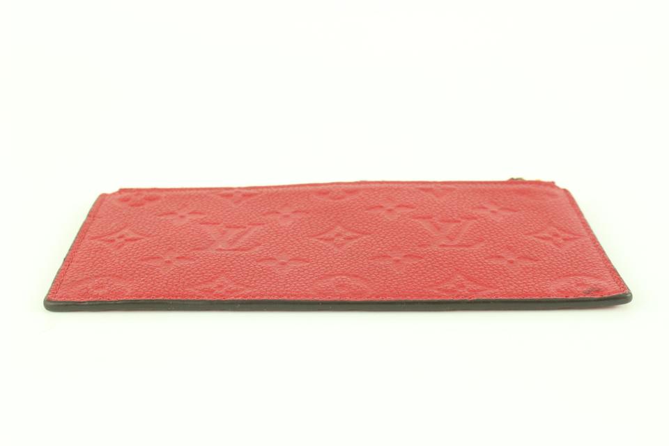 Louis Vuitton Red Leather Monogram Empreinte Felicie Zip Pouch Insert –  Bagriculture