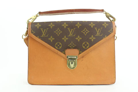 Louis Vuitton Monogram Sac Biface Crossbody Flap Bag  862636