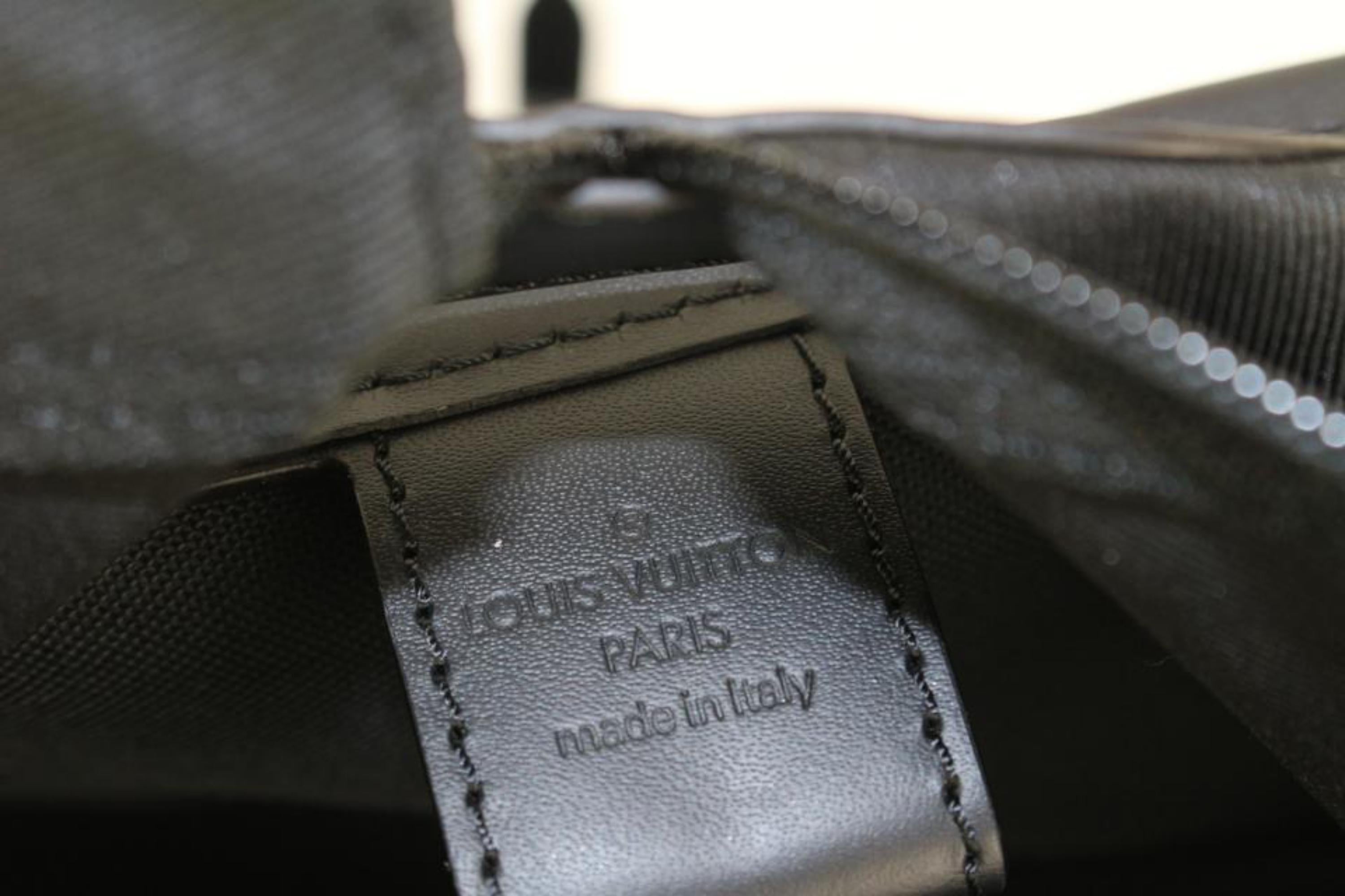 Louis Vuitton Taïga Gibeciere Garment Bag - Black Garment Covers