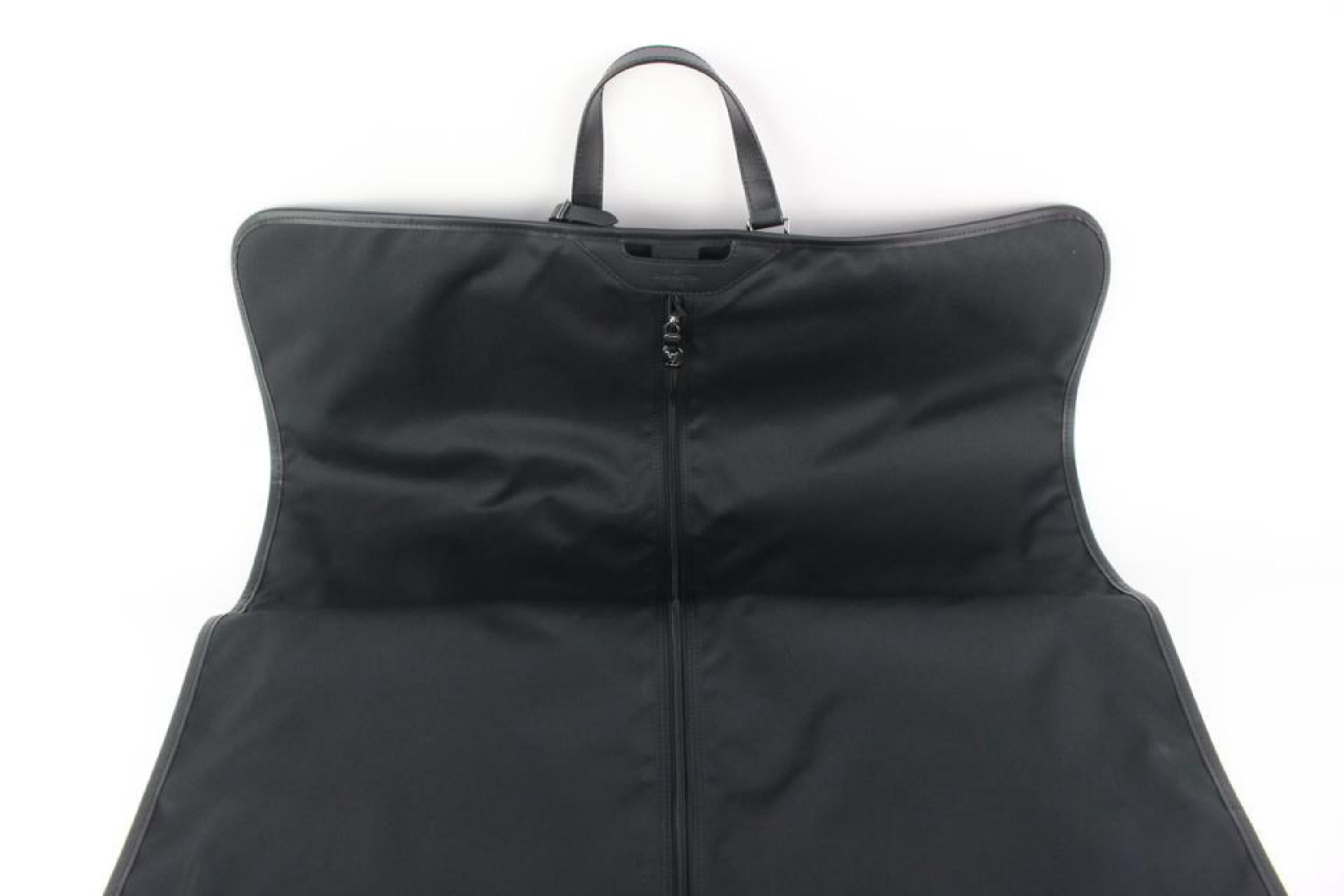 Louis Vuitton Black Monogram Eclipse Garment Bag Cover 1 Hanger