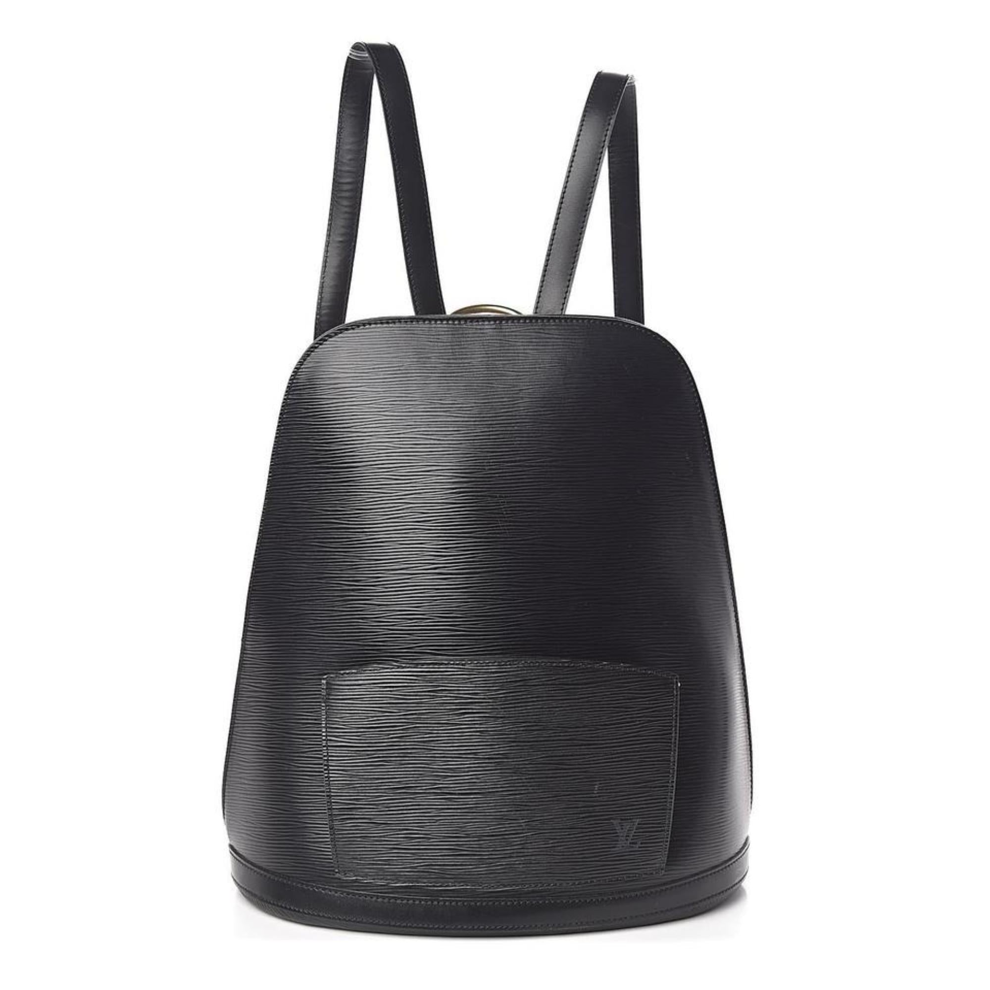 Cloth backpack Louis Vuitton Black in Cloth - 36297662