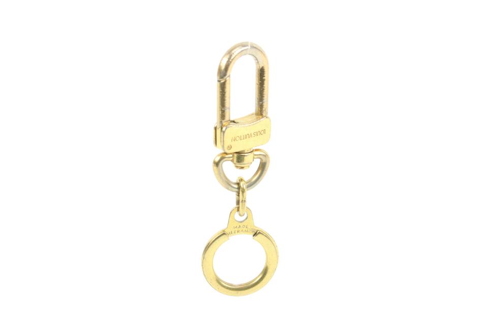 Louis Vuitton Goldtone Bolt Key Holder and Strap Extender - Yoogi's Closet