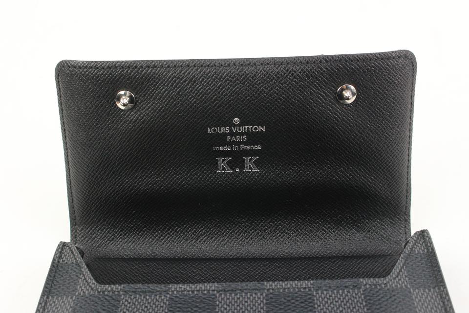 Louis Vuitton Black Damier Graphite Compact Snap Wallet 2lk318s –  Bagriculture