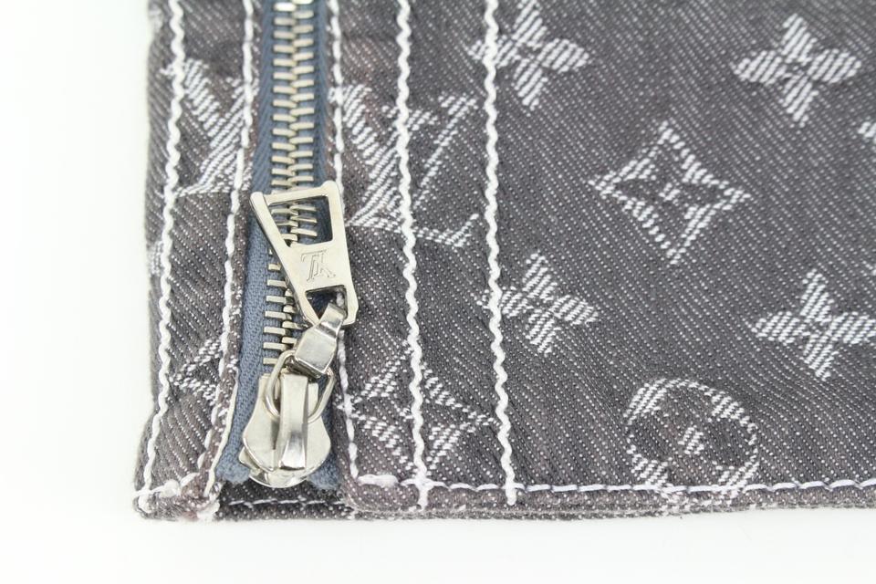 Louis Vuitton Monogram Lurex Knit Pants Silver