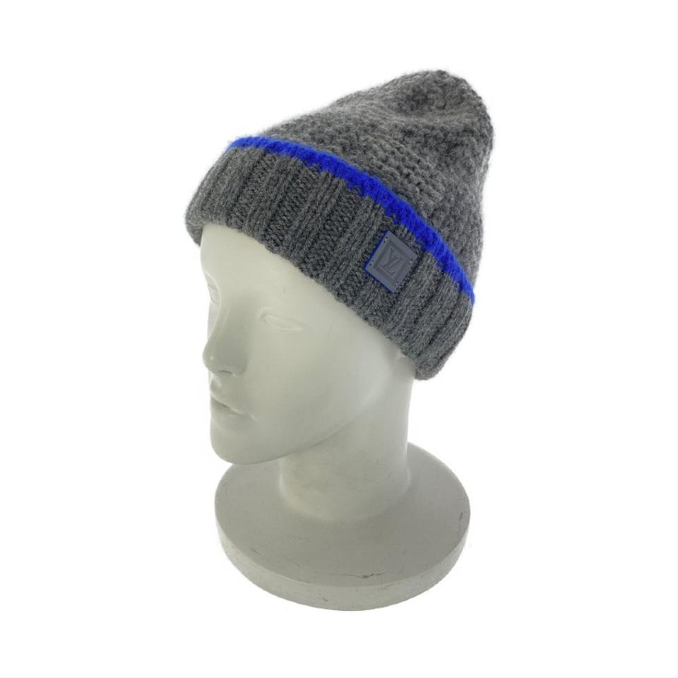 LOUIS VUITTON M70537 beanie hat knit hat knit cap Blue Claire Bonnet Knit  hat