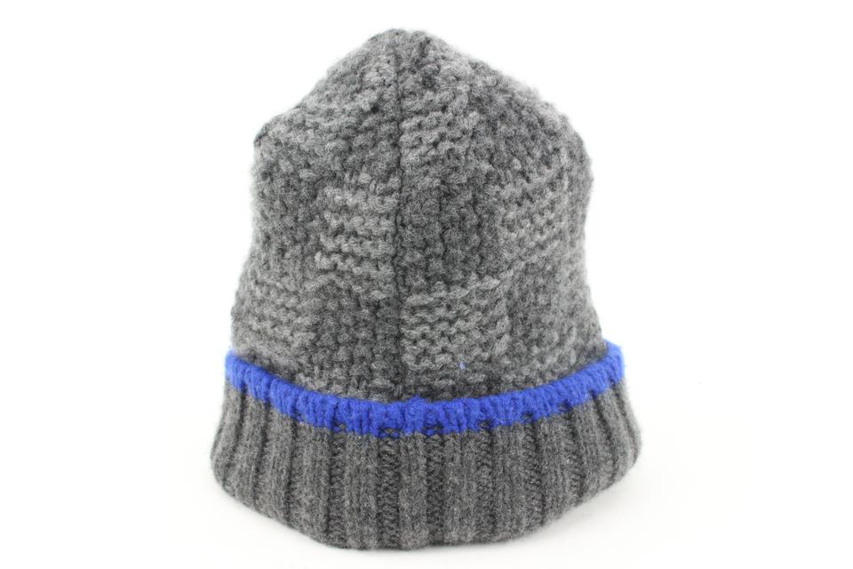 LOUIS VUITTON M74405 Damier Graphite Bonne Helsinki Damier Beanie Knit Hat  Cap