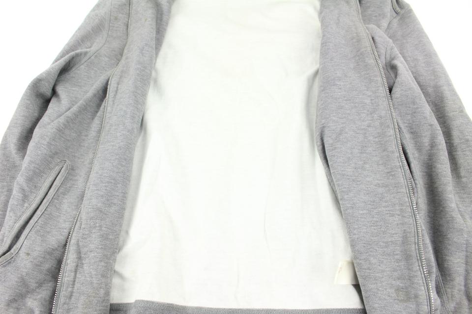 LOUIS VUITTON LOUIS VUITTON Sweat shirts tops RM182M cotton Gray Used Women  size XS RM182M