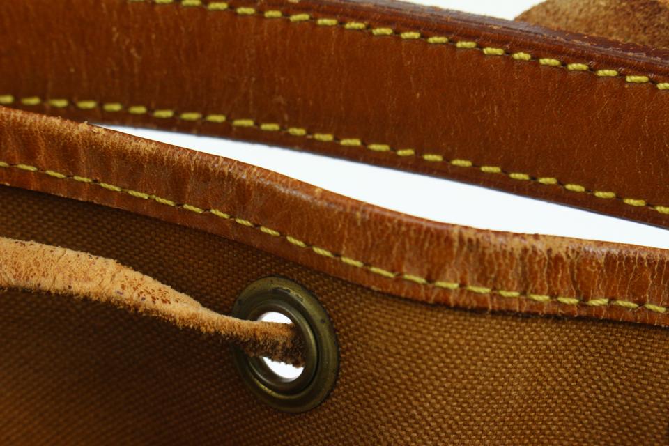 Louis Vuitton Large Damier Azur Noe Drawstring Bucket Hobo Leather  ref.294364 - Joli Closet