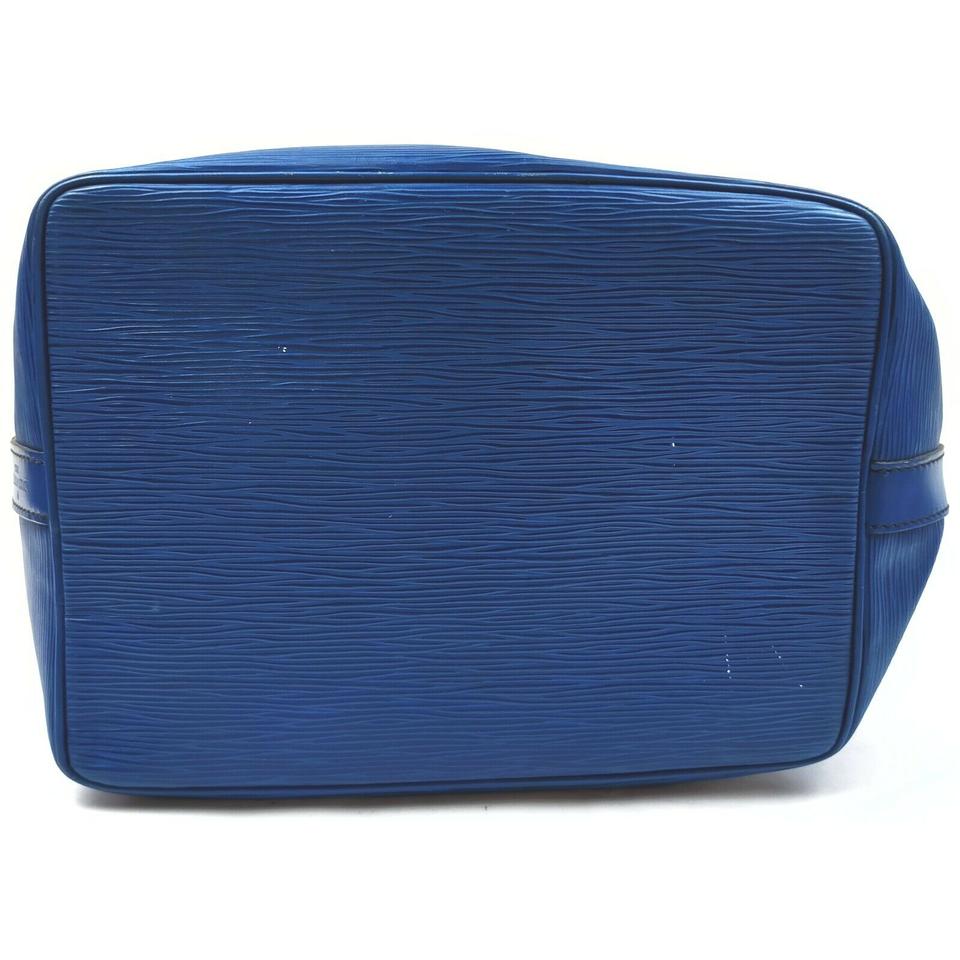 Louis Vuitton Blue Epi Leather Toledo Petit Noe Drawstring Bucket