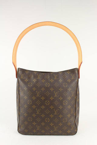 Louis Vuitton Monogram Looping GM Zip Hobo Bag 1026lv44