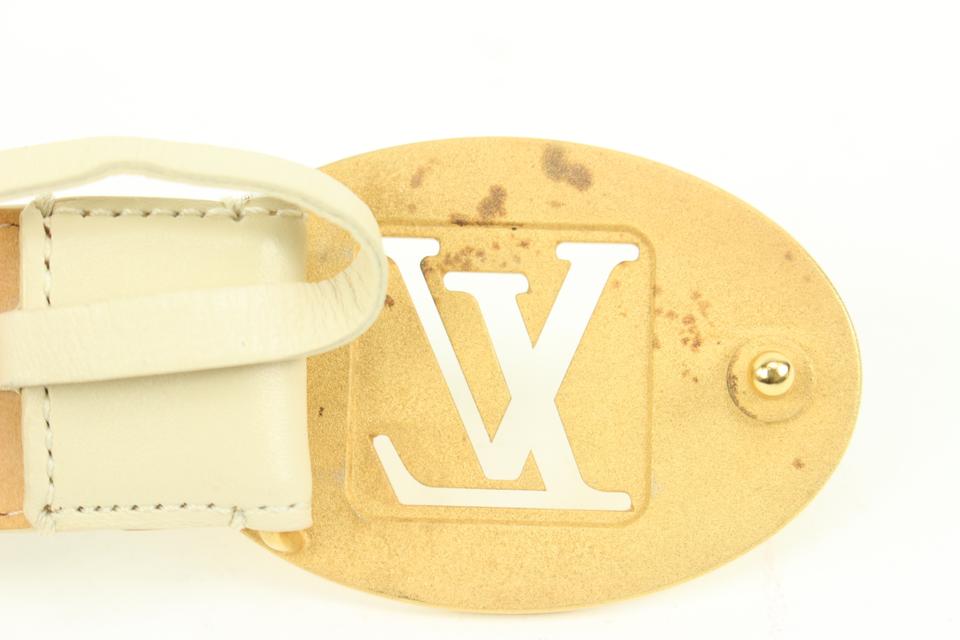 LV Cut buckle belt