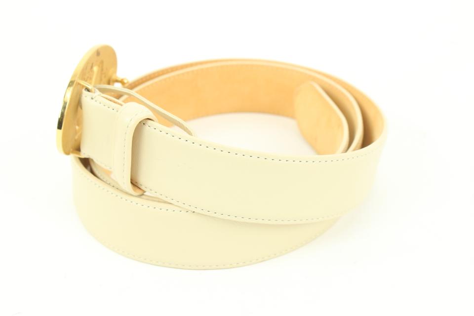 LV Initiales Belt Leather Thin 90