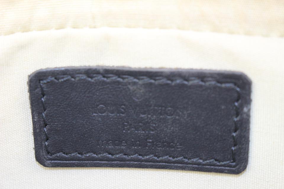 Louis Vuitton Grey x Navy Monogram Mini Lin Juliette MM Crossbody Bag  22lk427s at 1stDibs