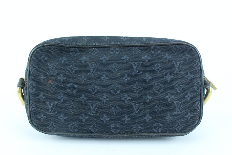 Louis Vuitton Navy Mini Lin Juliette mm Crossbody Bag 2lv1012