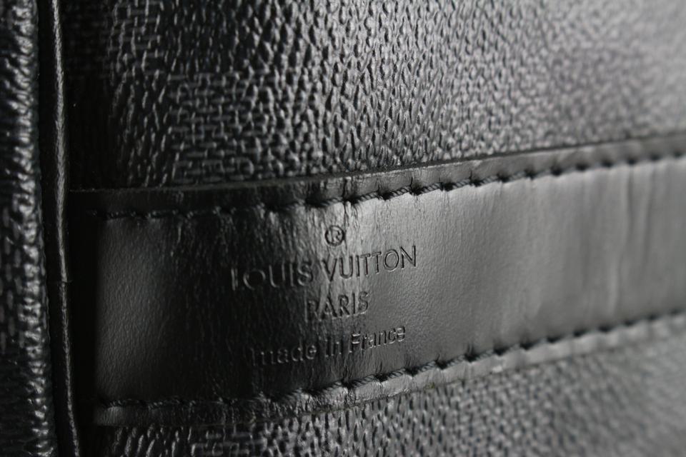 Louis Vuitton Damier Graphite Keepall Bandouliere 55 Boston Duffle Strap  66lk84